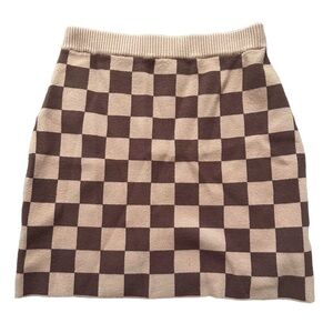 Women’s Princess Polly Tan and Brown Skirt